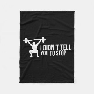 Funny Personal Trainer Saying Gift Gym Coach Train Fleece Blanket