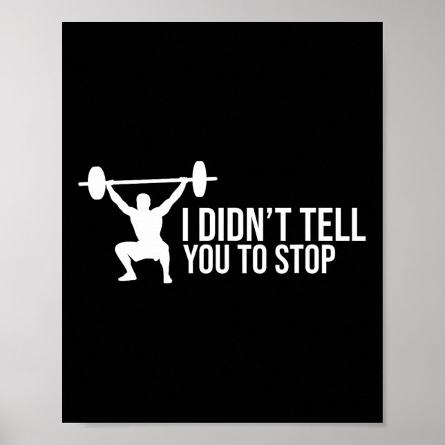 Funny Personal Trainer Saying Gift Gym Coach Train Poster (Front)
