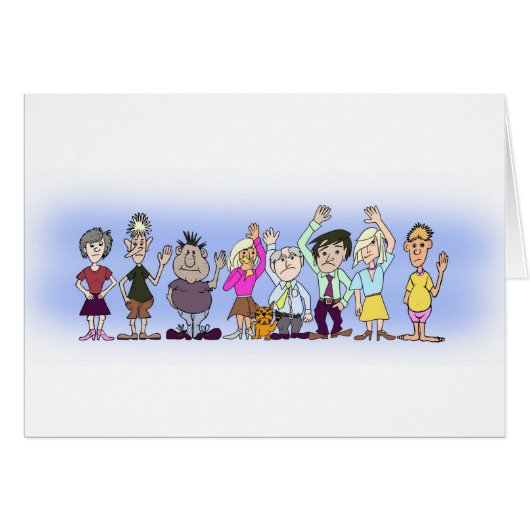 Funny Personalised Leaving Cards (Front Horizontal)