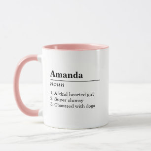 Funny Personalised Name Definition Mug Gifts Ideas