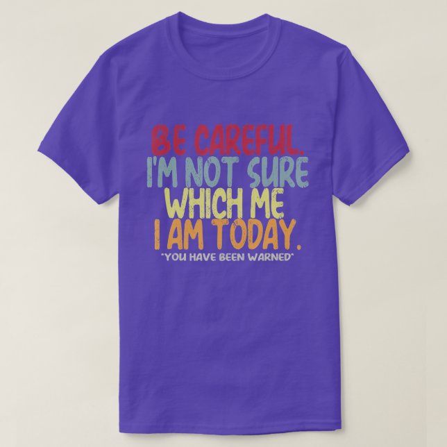 Funny Personality Sarcastic Morning Attitude T-Shirt (Design Front)