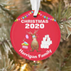 Funny Personalized 2020 Covid Christmas Tree