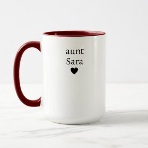 Funny Personalized Aunt  Mug