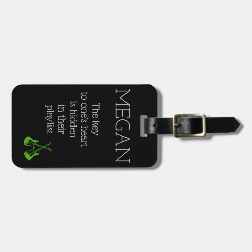 Funny Personalized Bag Attention For Guitarists  Luggage Tag