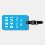 Funny Personalized Bag Attention Luggage Tag at Zazzle