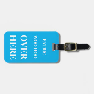 Funny Personalized Bag Attention Luggage Tag