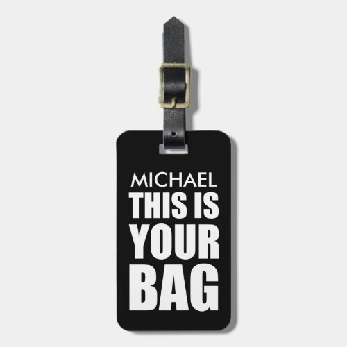 Funny Personalized Bag Attention Travel Luggage Luggage Tag