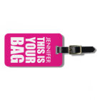 Funny Personalized Bag Attention Travel Luggage