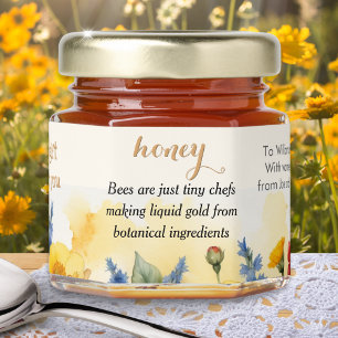 Funny Personalized Bee Humor Honey Jar Favors