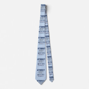 Funny Personalized Best Attorney Neck Tie