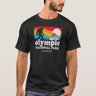  Funny Personalized Big Foot Olympic National Park T-Shirt