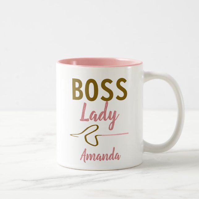Funny Personalized Boss Lady Whip Mug (Right)