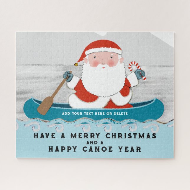 Funny Personalized Christmas Jigsaw Puzzle (Horizontal)