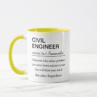 Funny Personalized Civil Engineer Definition