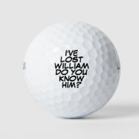 Personalized Name Funny Lost Golf Balls - Gift Ideas for Men