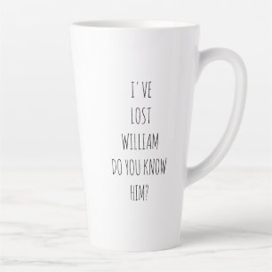 Funny Personalized Comic Book Lost Latte Mug