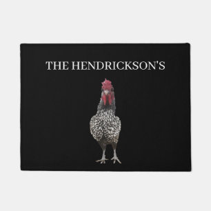 Funny Personalized Country Farm Hen Doormat