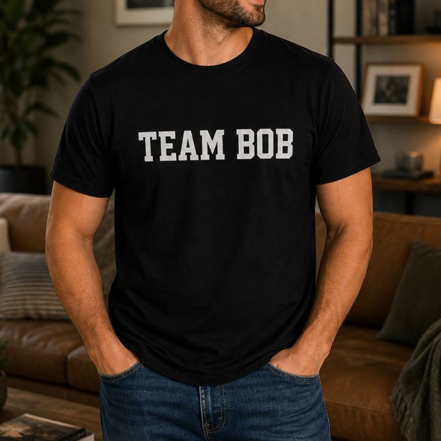 Funny Personalized Custom Team Bob Birthday  T-Shirt (Creator Uploaded)