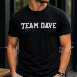 Funny Personalized Custom Team Dave Birthday T-Shirt