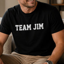 Funny Personalized Custom Team Jim Birthday 