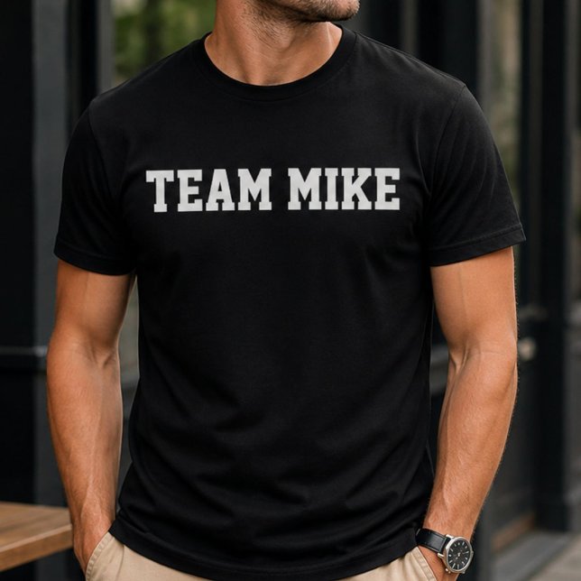 Funny Personalized Custom Team Mike Birthday  T-Shirt (Creator Uploaded)