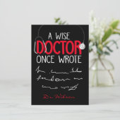 Funny Personalized Doctor funny doctor saying (Standing Front)