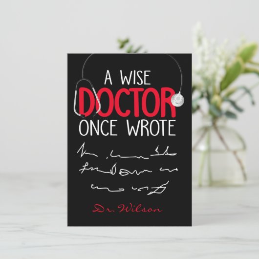 Funny Personalized Doctor funny doctor saying (Standing Front)