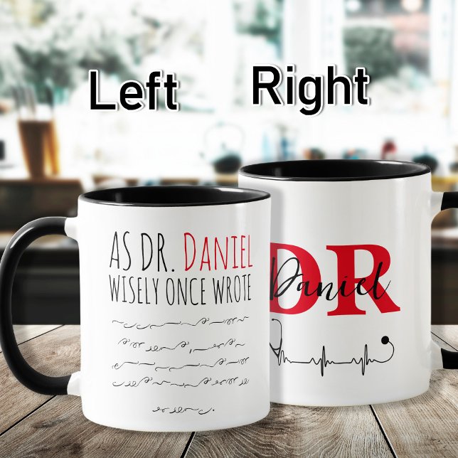 Funny Personalized Doctor funny doctor saying Mug (Creator Uploaded)