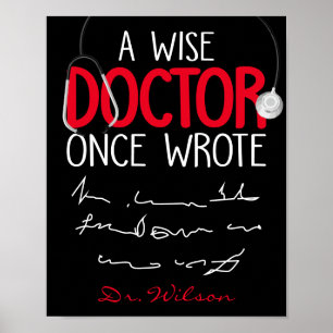 Funny Personalized Doctor funny doctor saying Poster