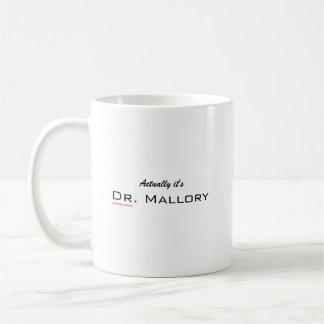 Funny personalized doctor's coffee mug