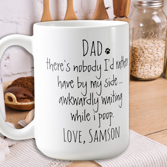 Funny Personalized Dog Dad Coffee Mug (Creator Uploaded)
