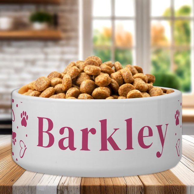 Funny Personalized Dog Dish Pet Bowl (Creator Uploaded)