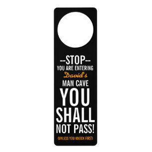 Funny Personalized Door Hanger