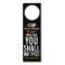 Funny Personalized Door Hanger