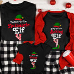 Funny Personalized Elf Squad Matching Christmas T-Shirt<br><div class="desc">Elevate your holiday spirit with our Funny Personalized Elf Family Customized Christmas T-Shirts. These whimsical and personalized shirts are the perfect way to add a dash of humor and festive flair to your family's Christmas celebrations. Gather the whole family in these personalized elf shirts and embark on a magical journey...</div>