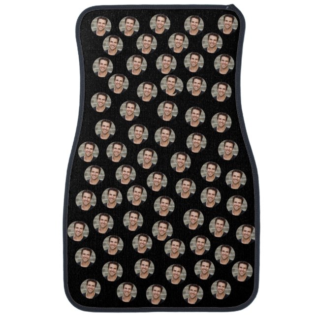 Funny personalized face, Custom photo Car Floor Mat (Front)