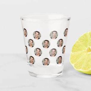 Funny personalized face, Custom photo Shot Glass