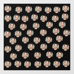 Funny personalized face, Custom photo Wall Decal