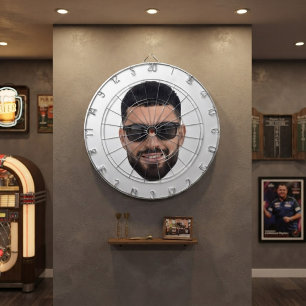 Funny Personalized Face Photo Dart Board