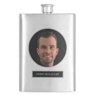 FUNNY Personalized Face Photo Groomsman Gift Flask
