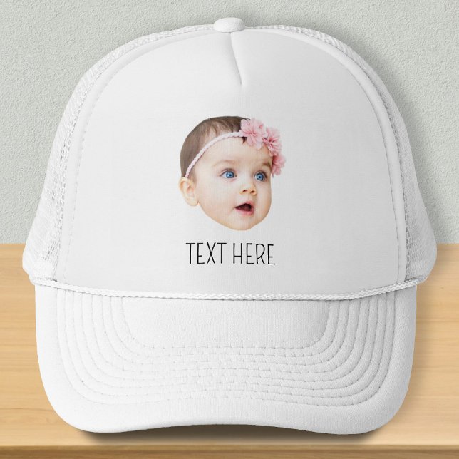 Funny Personalized Face Photo  Trucker Hat (Creator Uploaded)