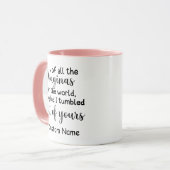 funny personalized gifts for mom coffee mug (Front Left)