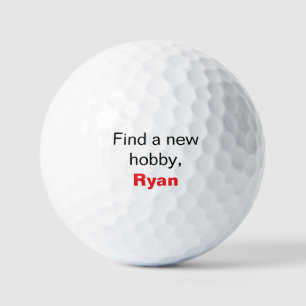 Funny Personalized Golf Balls with Name