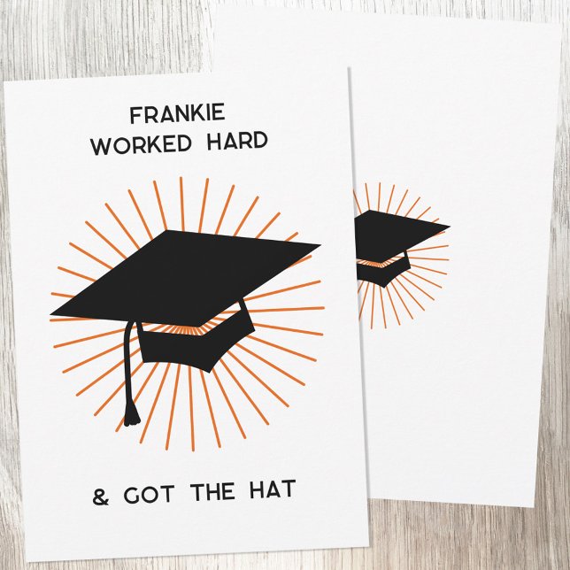 Funny Personalized Graduation Announcement (Creator Uploaded)