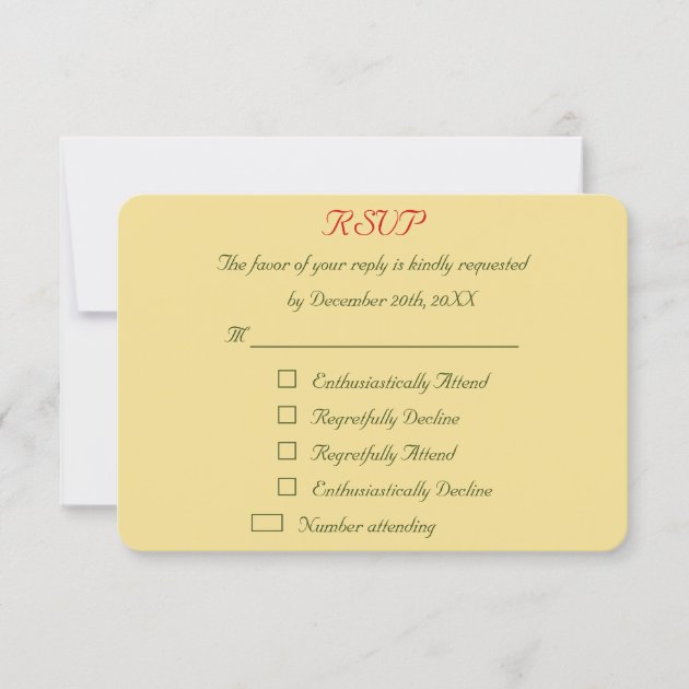 fun rsvp wording