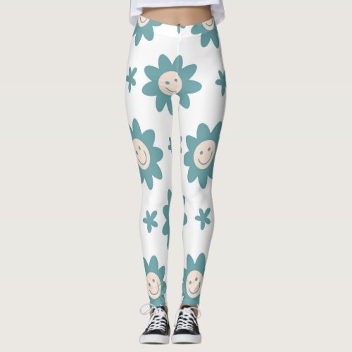 Funny personalized leggings floral styles