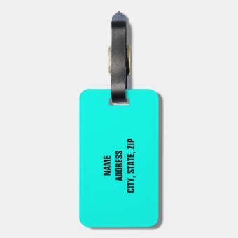 Funny Personalized Luggage Tag | Zazzle