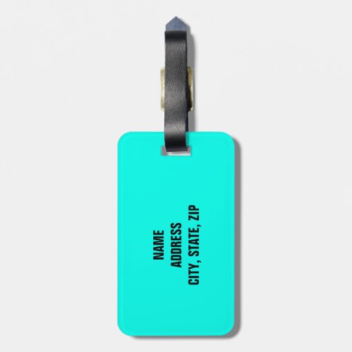 Funny Personalized Luggage Tag Zazzle