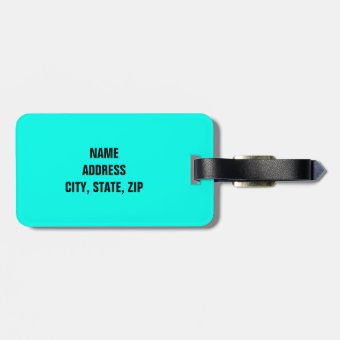 Funny Personalized Luggage Tag | Zazzle