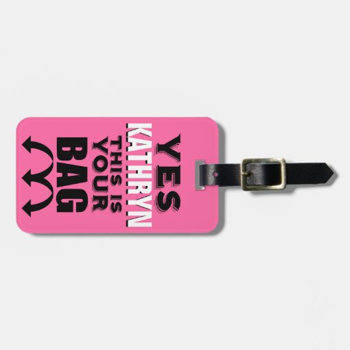 Funny Personalized Luggage Tag Zazzle